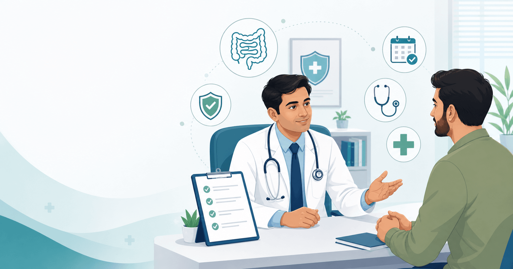 Doctor consultation checklist for blood in stool piles and fissure symptoms in Bhopal