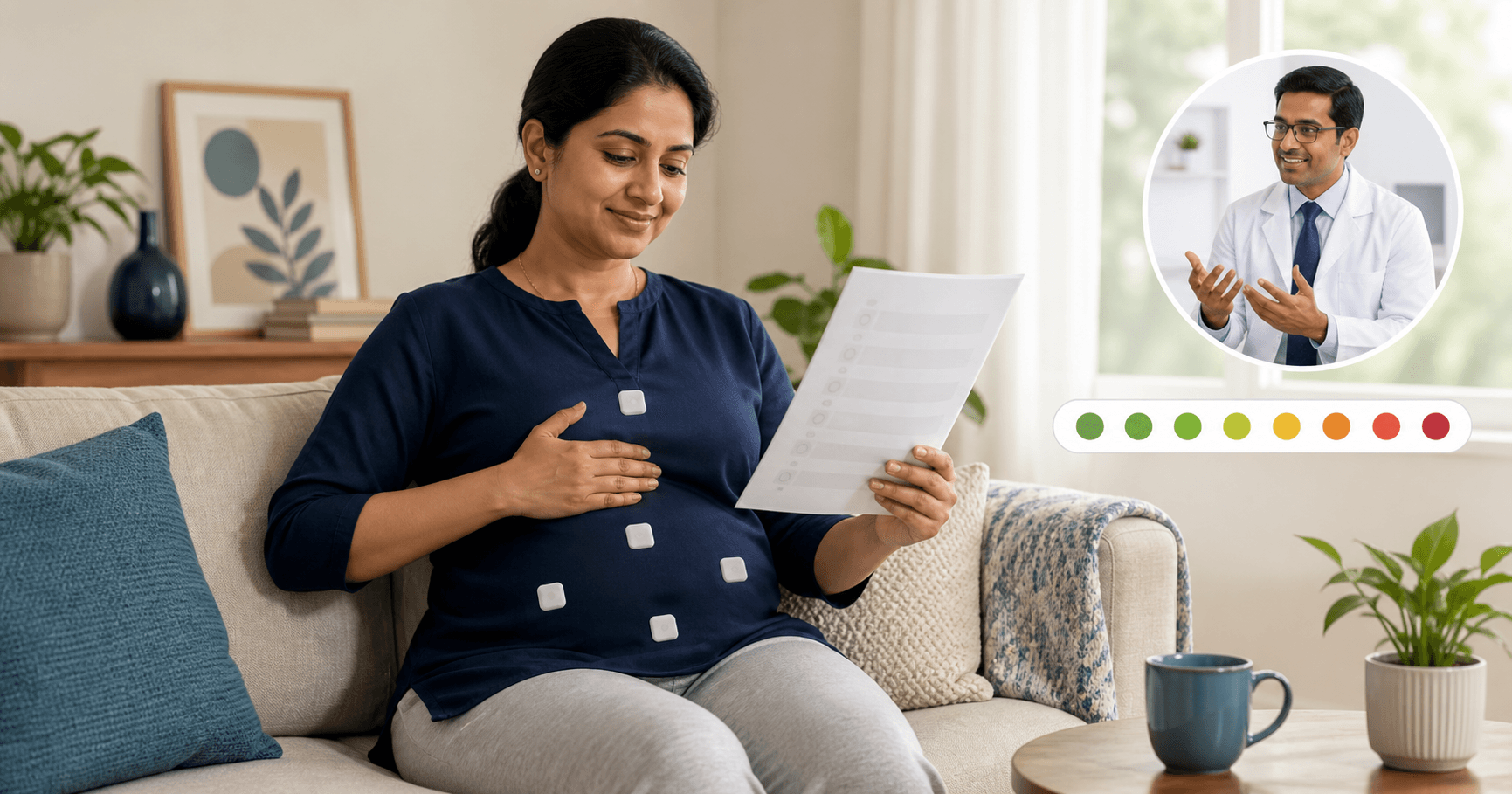 Patient reviewing soreness and warning signs after laparoscopic gallbladder removal