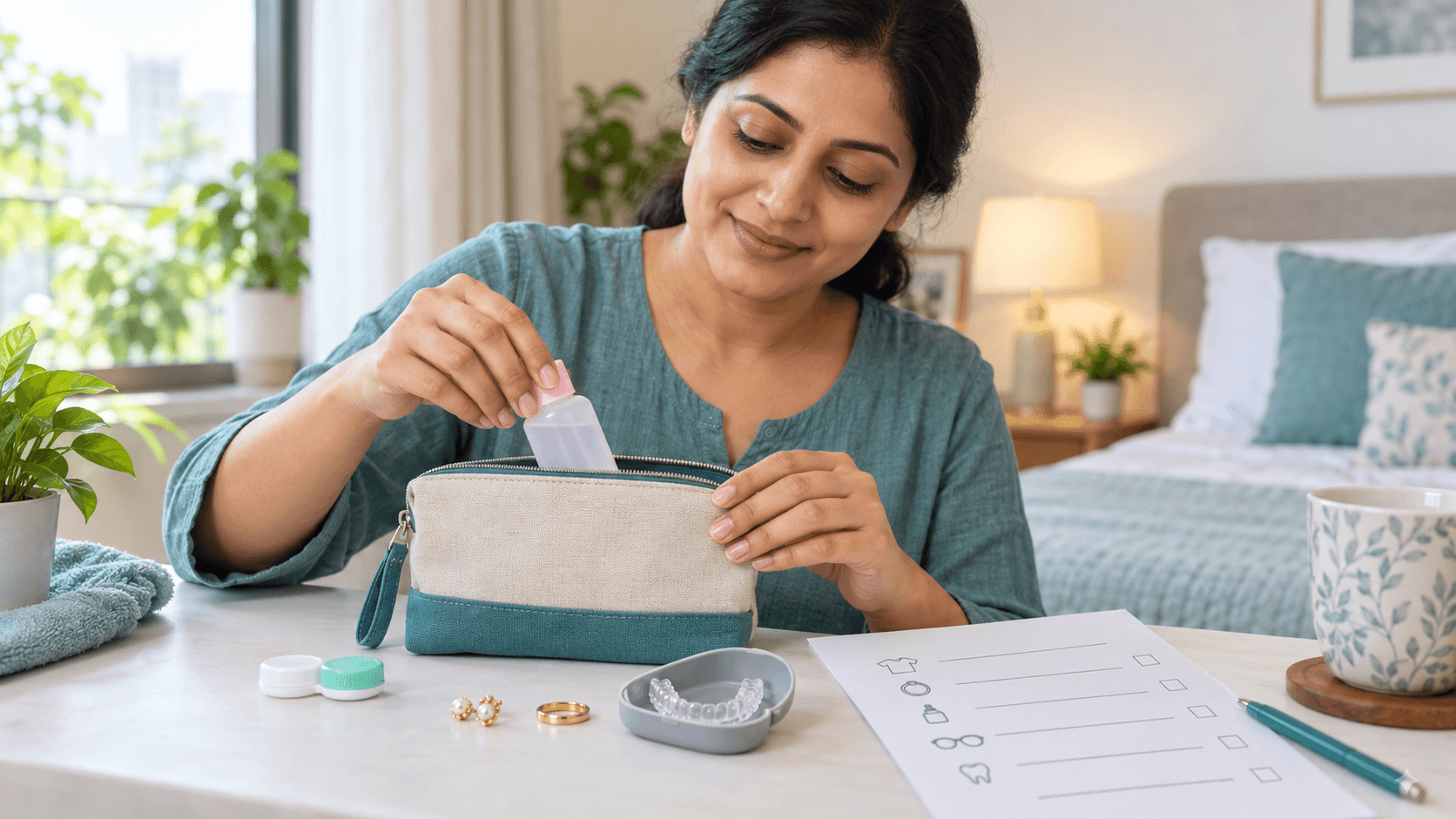 Patient preparing natural nails, jewellery and removable personal items before planned surgery in Bhopal